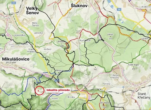 Prodej pozemku, Staré Křečany, 257 m2