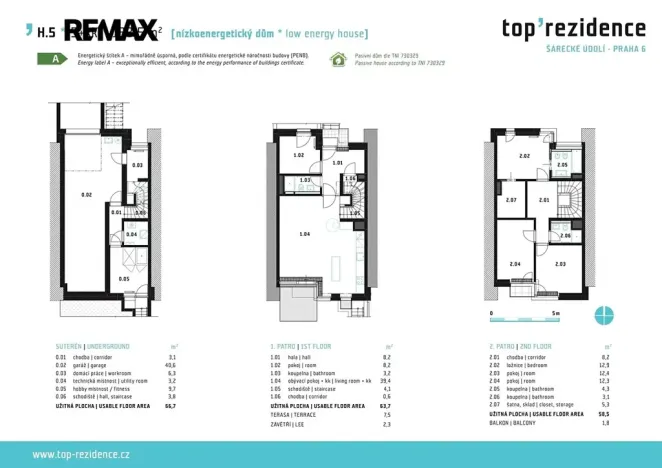 Pronájem rodinného domu, Praha - Dejvice, V Šáreckém údolí, 201 m2