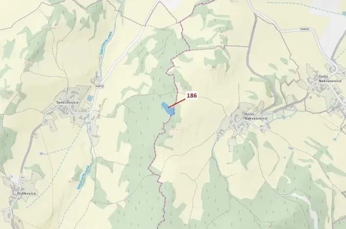 Dražba lesa, Zálezly, 4542 m2