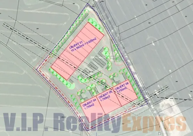 Pronájem skladu, Soutice, 804 m2