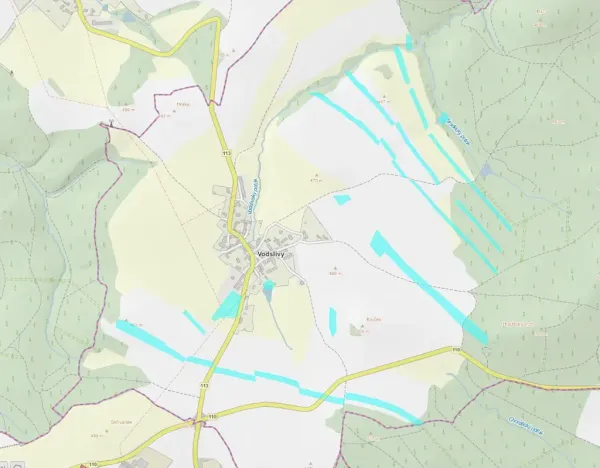 Prodej podílu pole, Vodslivy, 132970 m2