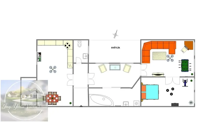 Pronájem bytu 2+1, Praha, Zborovská, 81 m2