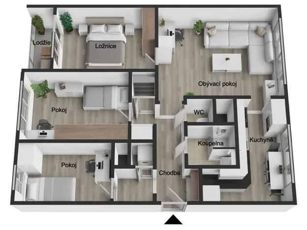 Prodej bytu 4+1, Ostrava, Zimmlerova, 81 m2