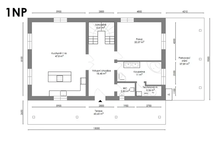 Prodej rodinného domu, Hamry, 200 m2