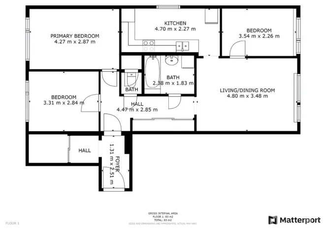 Prodej bytu 4+1, Praha - Chodov, Zdiměřická, 80 m2