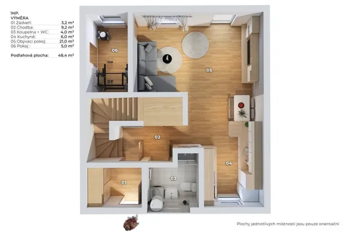 Prodej rodinného domu, Zlončice, 96 m2