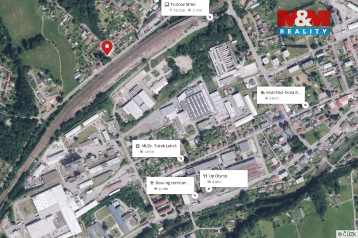 Pronájem bytu 2+kk, Trutnov - Poříčí, Polská, 38 m2