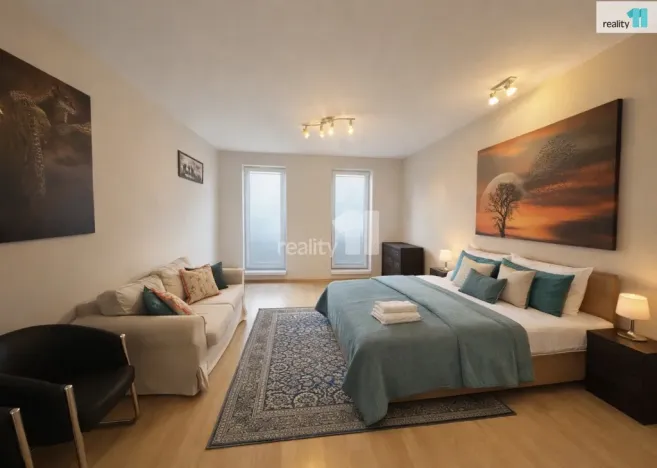 Pronájem bytu 1+kk, Praha - Michle, Pod Bohdalcem I, 49 m2