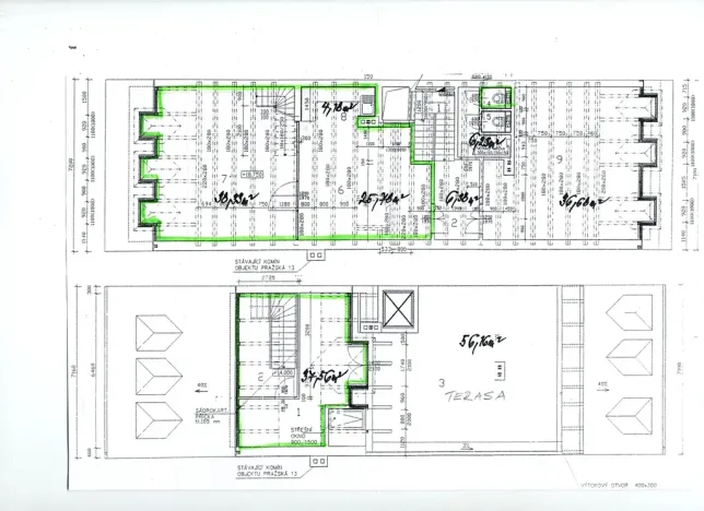 Pronájem kanceláře, Plzeň, Pražská, 162 m2