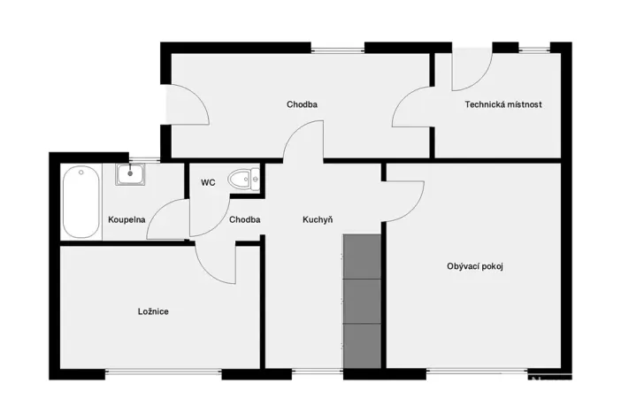 Prodej rodinného domu, Štěkeň, 69 m2