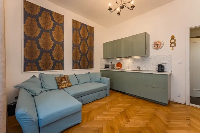 Pronájem bytu 1+kk, Praha - Holešovice, Šimáčkova, 26 m2