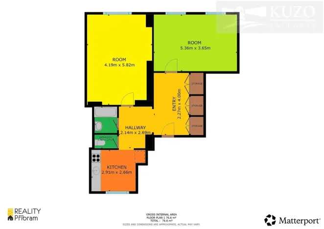 Prodej bytu 2+1, Příbram, náměstí 17. listopadu, 69 m2