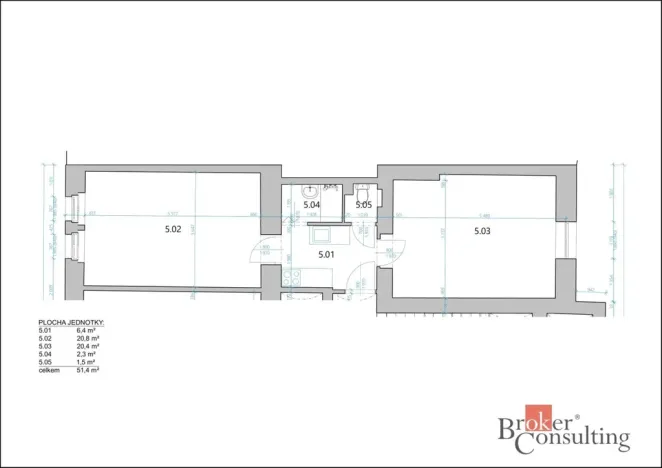Prodej bytu 2+kk, Praha - Žižkov, Hartigova, 54 m2