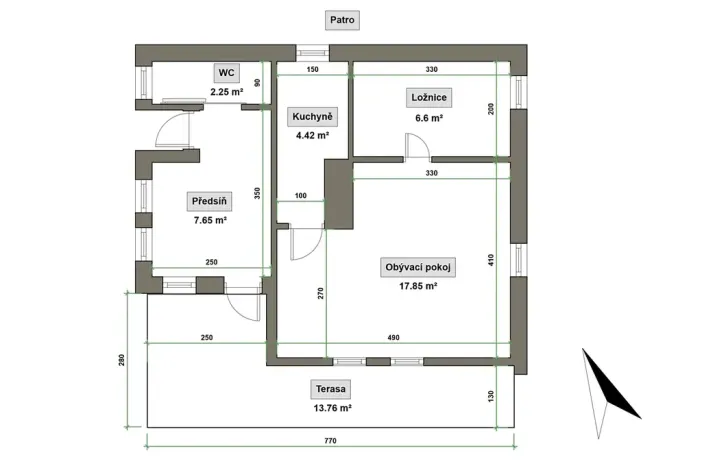 Prodej chaty, Jasenná, 50 m2