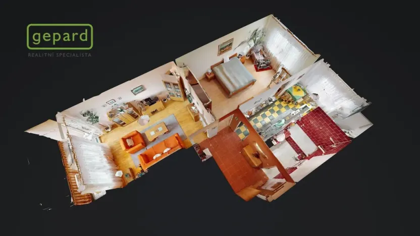 Prodej bytu 2+1, Ústí nad Labem - Severní Terasa, Jizerská, 62 m2