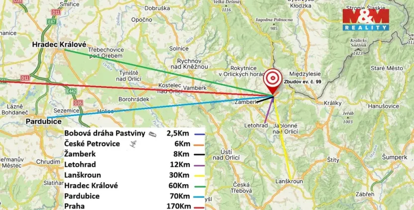 Prodej chaty, Klášterec nad Orlicí - Zbudov, 80 m2