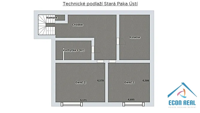 Prodej vícegeneračního domu, Stará Paka - Ústí, 300 m2