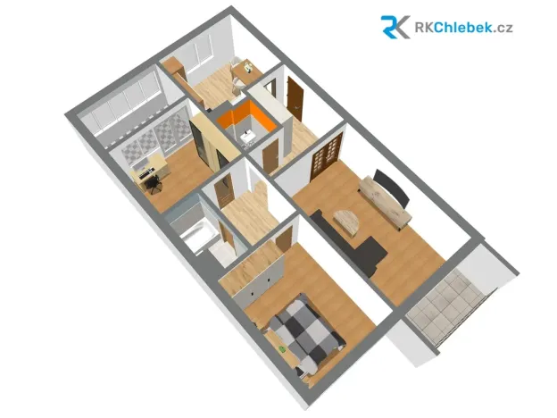 Prodej bytu 3+1, Frýdek-Místek, Ostravská, 71 m2