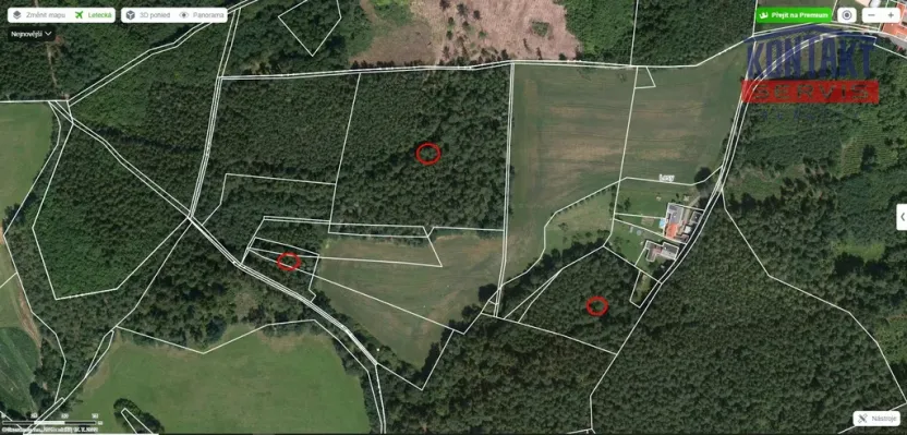 Prodej lesa, Maršovice - Zderadice, 23269 m2