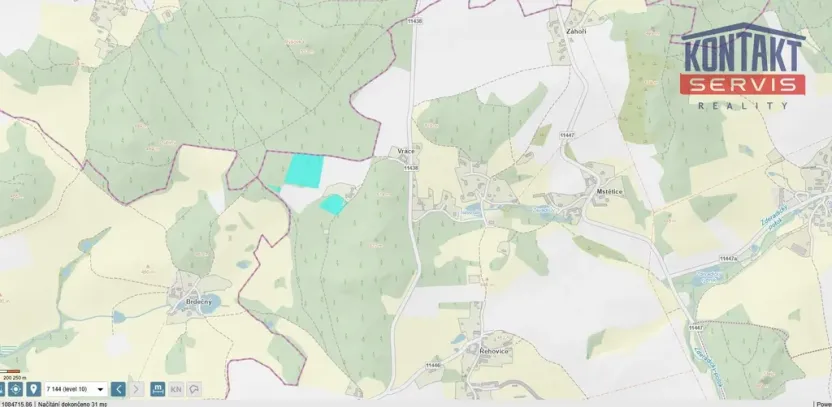 Prodej lesa, Maršovice - Zderadice, 23269 m2