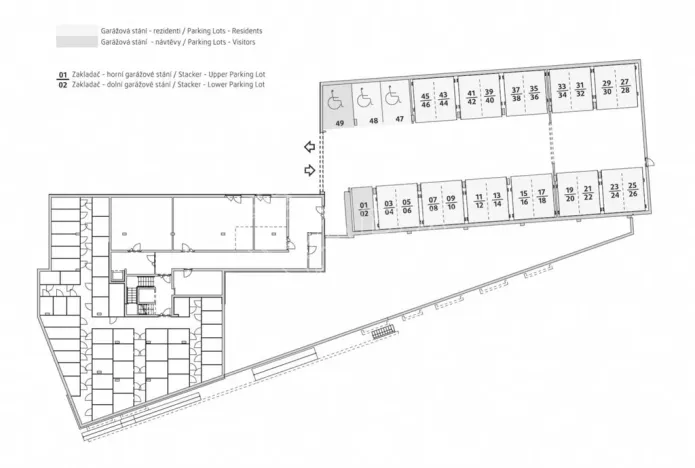 Pronájem garáže, Praha - Modřany, Komořanská, 12 m2
