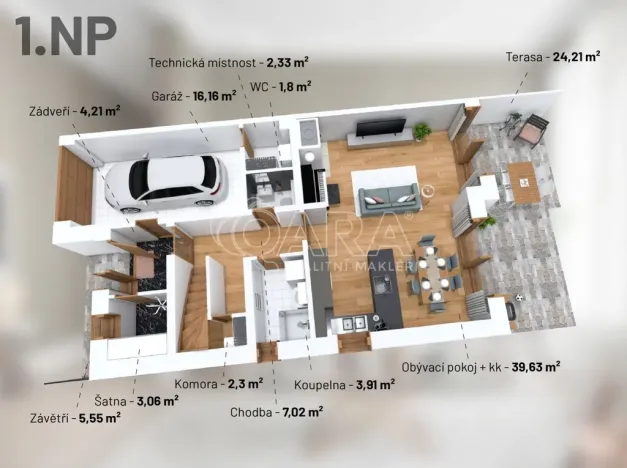 Prodej rodinného domu, Roztoky, Zvoncová, 153 m2