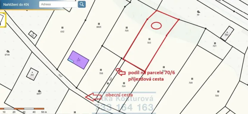 Prodej pozemku pro bydlení, Hošťálkovy - Vraclávek, 1505 m2