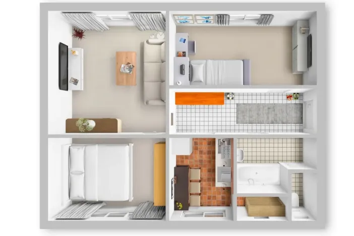 Prodej bytu 3+1, Písek - Budějovické Předměstí, Preslova, 78 m2