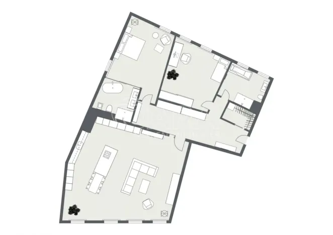 Pronájem bytu 3+kk, Praha - Nové Město, Truhlářská, 186 m2