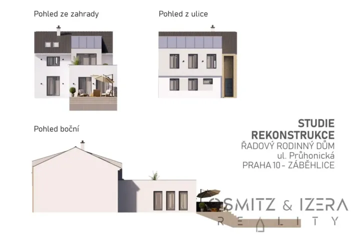 Prodej rodinného domu, Praha - Záběhlice, Průhonická, 120 m2