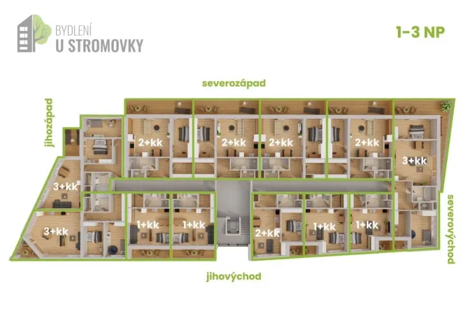 Prodej bytu 3+kk, České Budějovice, 71 m2