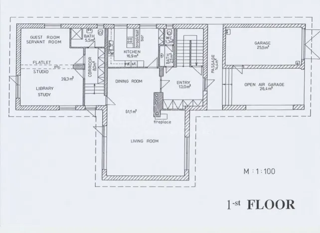 Pronájem kanceláře, Praha - Kunratice, Ke hrádku, 417 m2