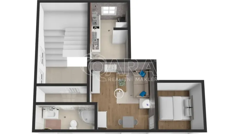 Pronájem bytu 2+kk, Mladá Boleslav - Mladá Boleslav I, Vodkova, 55 m2