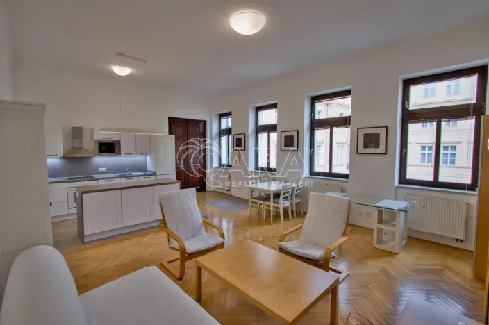 Pronájem bytu 2+kk, Praha - Nové Město, Štěpánská, 65 m2