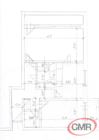 Pronájem bytu 2+1, Praha, V dolině, 62 m2