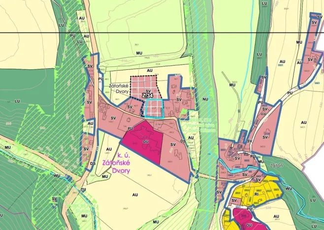 Prodej pozemku pro bydlení, Větřní, 1040 m2