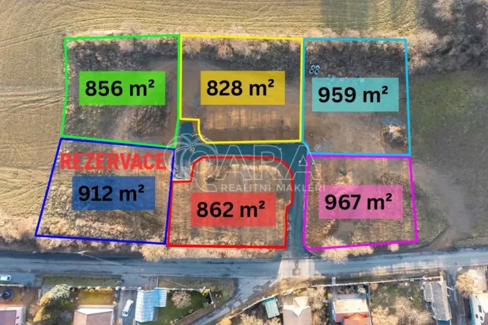 Prodej pozemku pro bydlení, Čisovice, 862 m2