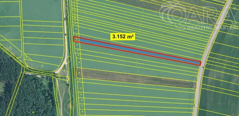 Prodej pole, Javorník, 3152 m2