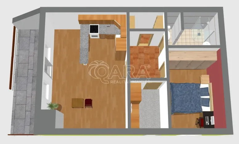 Pronájem bytu 2+kk, Nový Jičín, Novellara, 55 m2