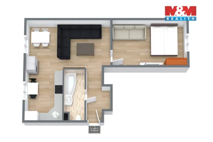 Prodej bytu 2+kk, Sokolov, Hornická, 48 m2