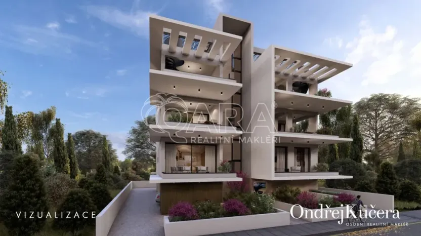 Prodej bytu 2+kk, Argyri Eftalioti,Aradippou,Kypr, 73 m2