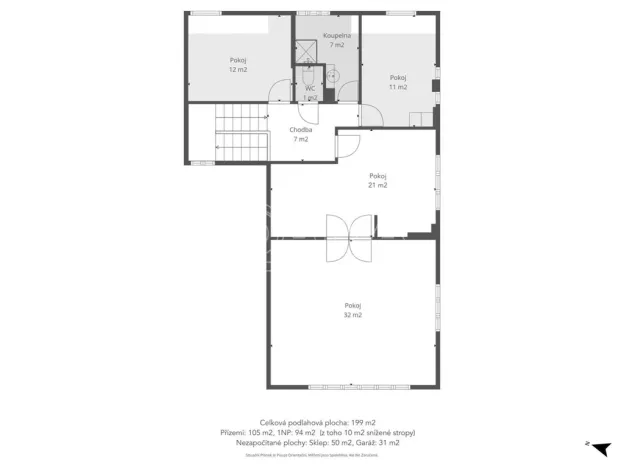 Prodej rodinného domu, Průhonice, Školní, 200 m2