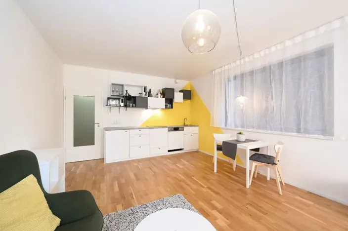 Pronájem bytu 1+kk, Praha - Smíchov, Plzeňská, 43 m2