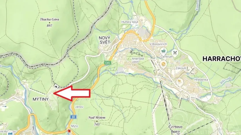 Prodej pozemku pro bydlení, Harrachov - Mýtiny, 17770 m2