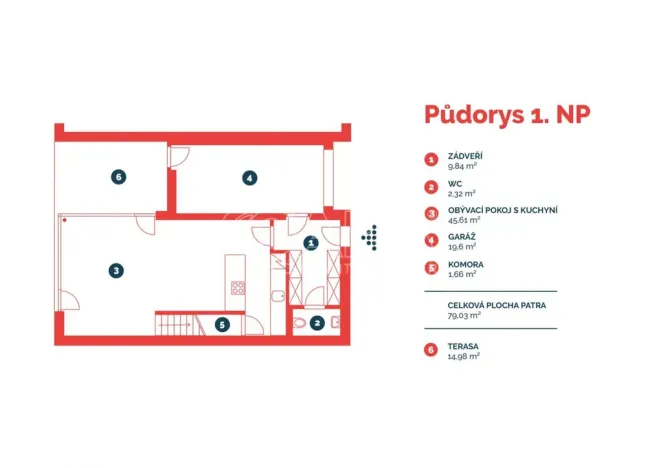 Prodej rodinného domu, Praha - Čakovice, Kurta Hubera, 136 m2