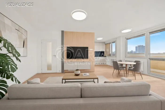 Prodej bytu 4+kk, Praha - Žižkov, U kněžské louky, 81 m2