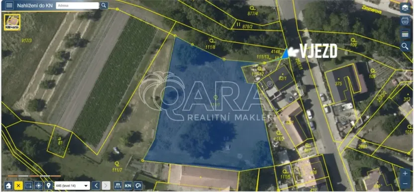 Prodej komerčního pozemku, Třebenice, Zimmerova, 2527 m2