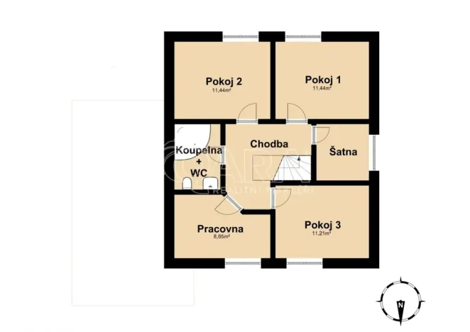 Prodej rodinného domu, Okrouhlo, 140 m2