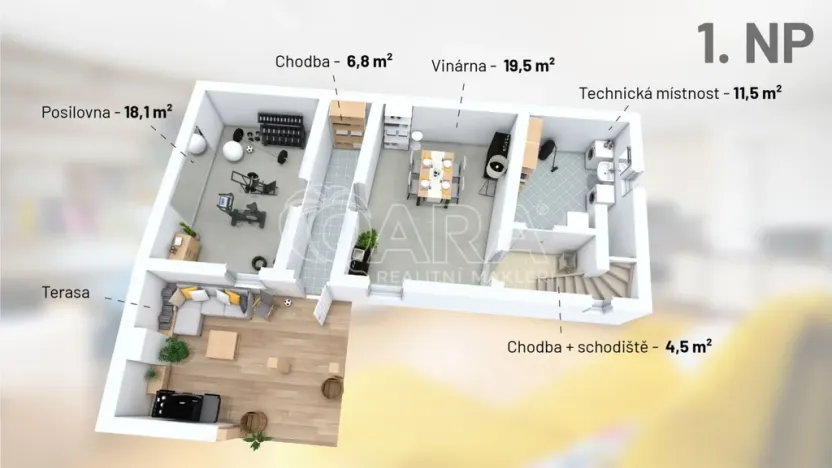 Prodej rodinného domu, Loděnice, 192 m2