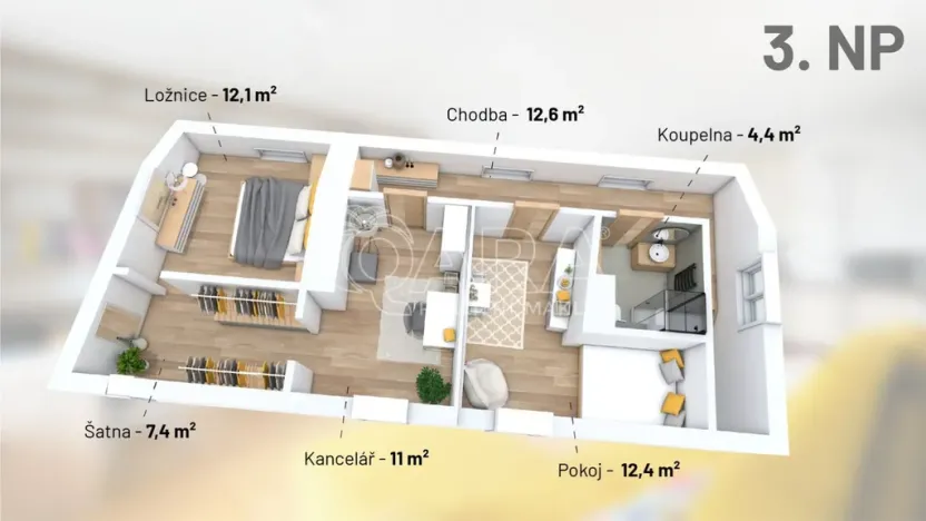 Prodej rodinného domu, Loděnice, 192 m2